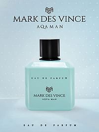 Mark Des Vince Aqua Man For Men Eau De Parfum Long Lasting Fragrance Woody Aromatic Scent EDP For Him 100ML
