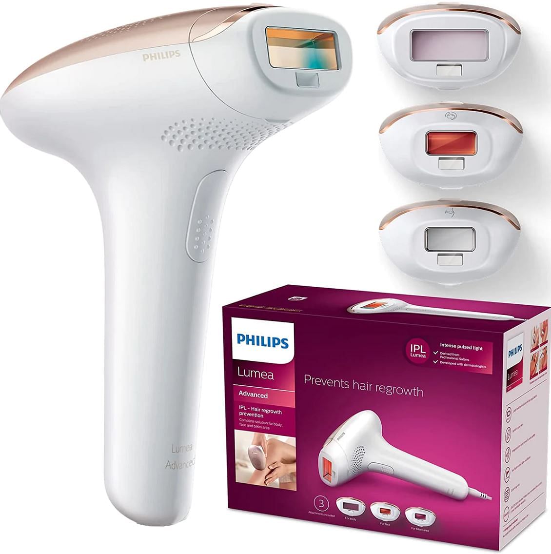 Philips Lumea Advanced IPL SC1999 Hair Removal Device for Face, Body & Bikini - Multicolor/One Size