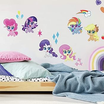 RoomMates RMK4283SCS My Little Pony Let's Get Magical Peel and Stick Wall Decals