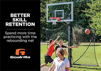 Goalrilla Basketball Yard Guard Easy Fold Defensive Net System Quickly Installs On Any Goalrilla Basketball Hoop