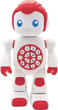 Powerman Baby Smart Interactive Toy Learning Robot for Kids Dancing Plays Music Quiz Numbers Shapes Colors Boy Girl Junior Red/White - ROB15EN_09
