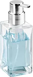 موزع صابون برغوة زجاجية من InterDesign Casilla للمطبخ والحمام - شفاف