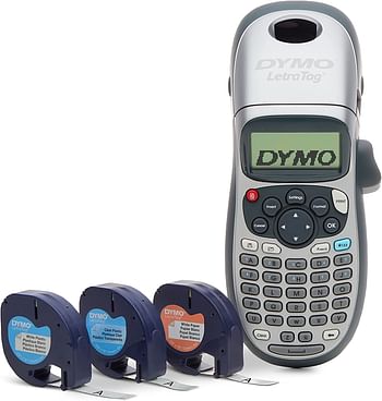 DYMO Label Maker, LetraTag 100H Handheld Label Maker, Easy-to-Use, 13 Character LCD Screen, Great for Home & Office Organization