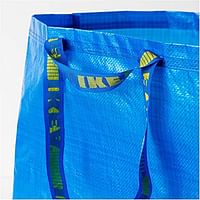Ikea 172.283.40 Frakta Shopping Bag, Large, Blue, Set of 5