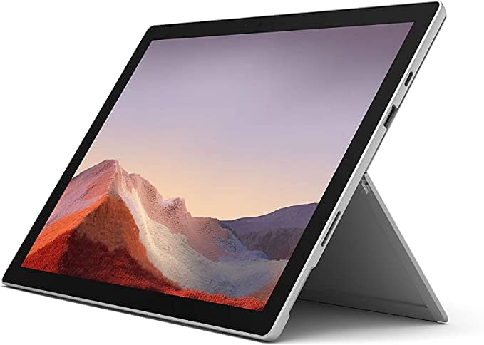 Microsoft Surface Pro 7 , Intel Core i5-10th Gen, Intel Integrated graphics, 8GB RAM, 256GB SSD, Windows 11, Platinum