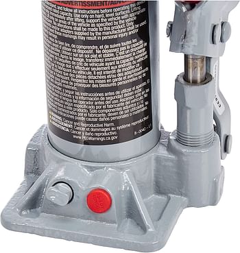 Pro-Lift B-004D Grey Hydraulic Bottle Jack - 4 Ton Capacity