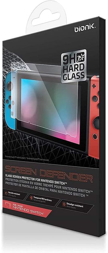 Bionik BNK-9039 Screen Defender Glass Screen Protector for Nintendo Switch