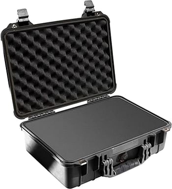 Pelican 1500 Case With Foam - Black