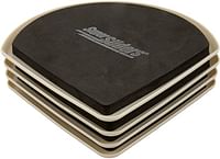 سوبر سلايدرز مزلقات اثاث قابلة لاعادة الاستخدام للسجاد مقاس 7 انش - حماية سطحية بدون مجهود، بيج (4 قطع)