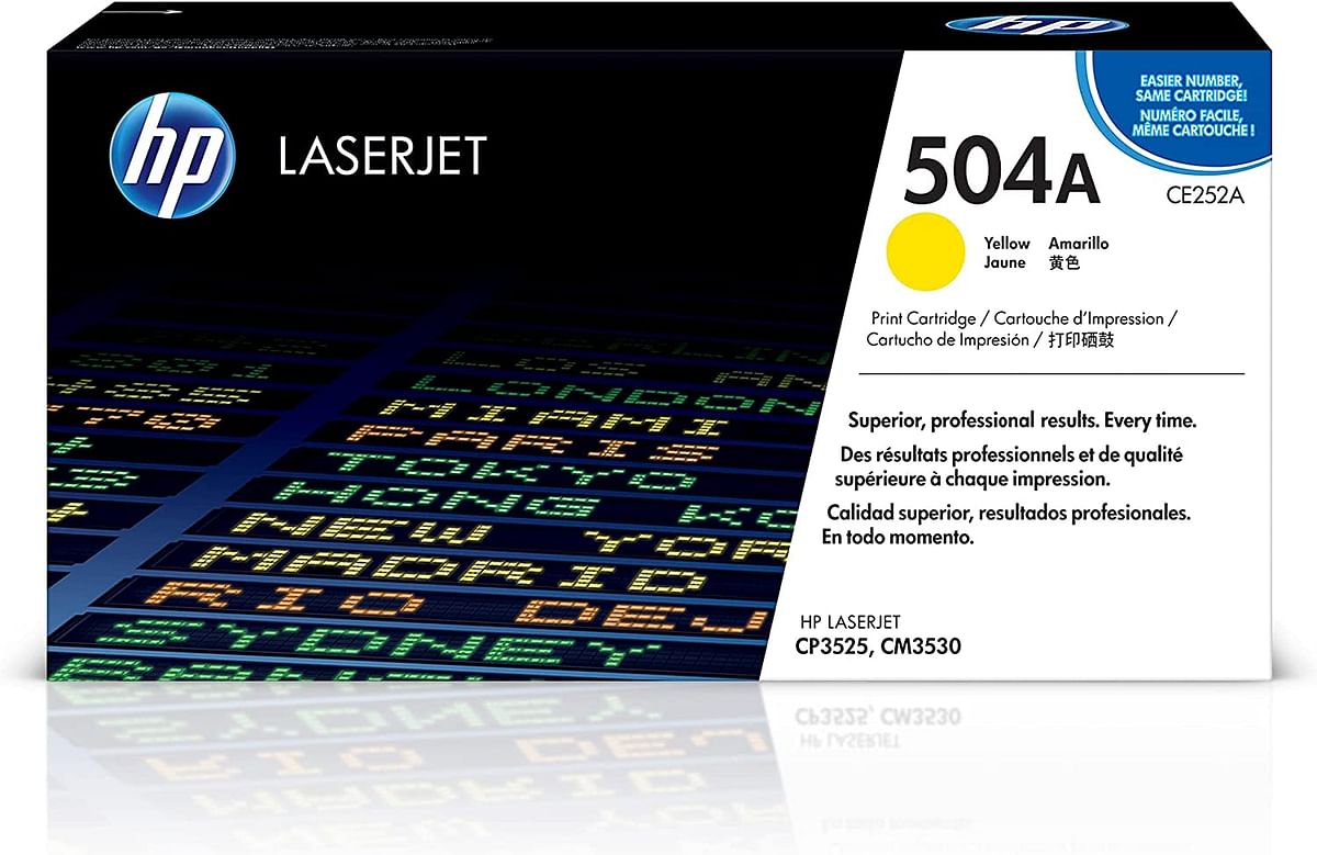 HP 504A Yellow Original LaserJet Toner Cartridge