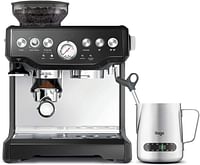 سيج ماكينة اسبريسو باريستا اكسبرس - وماكينة صنع القهوة، ماكينة تحضير القهوة إلى الكوب، Bes875Bks، سمسم أسود