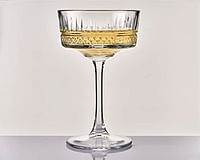 PASABAHCE 471504 Elysia Pack of 4 Champagne Cups, Glass, Transparent, 26 cl