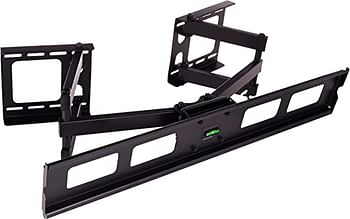 Monoprice Cornerstone Series Full-Motion Articulating Tv Wall Mount Bracket - For Tvs 37In To 63In Max Weight 132Lbs Vesa Patterns Up To 800X400 Black