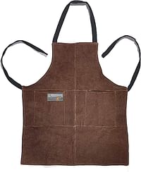 Outset F240 Leather Grill Apron, 0.25 x 26.5 29.75 inches, Brown Suede