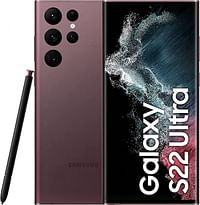 Samsung Galaxy S22 Ultra - 5G - Dual SIM - 12GB RAM - 512GB - Burgundy