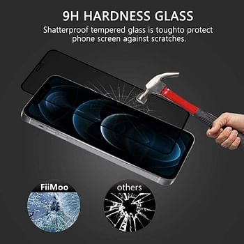 Glassology iPhone 14 Pro Max Privacy Screen Protector Anti-Spy Tempered Glass Film 9H Hardness Scratch Resistant Anti Spy Tempered Glass Screen Protector