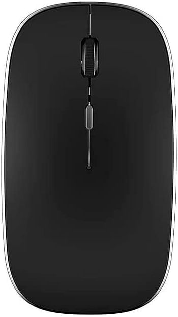 Glassology Wireless Key Scroll Optical Mouse for Mac Desktop Laptop(Black)