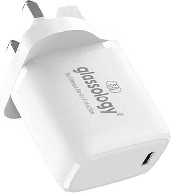 Glassology iPhone Charger Type C PD 30W Fast USB C Charger iPhone Fast Charger Head Type-C Plug Universal Travel Adapter USB-C Plug Compatible for iPhone 14 Pro Max/14 Pro/14 Plus/14/13/12/11,etc