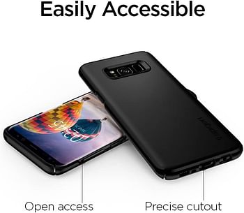 Spigen Samsung Galaxy S8 Thin Fit cover/case - Black