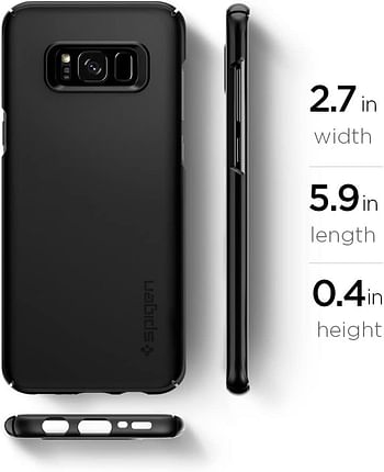 Spigen Samsung Galaxy S8 Thin Fit cover/case - Black