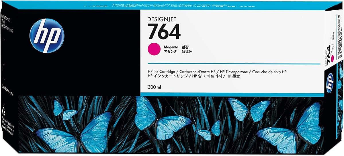 HP 764 300-ml Magenta Original DesignJet Ink Cartridge C1Q14A