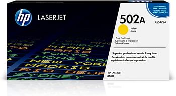 HP 502A Yellow Original LaserJet Toner Cartridge/Yellow