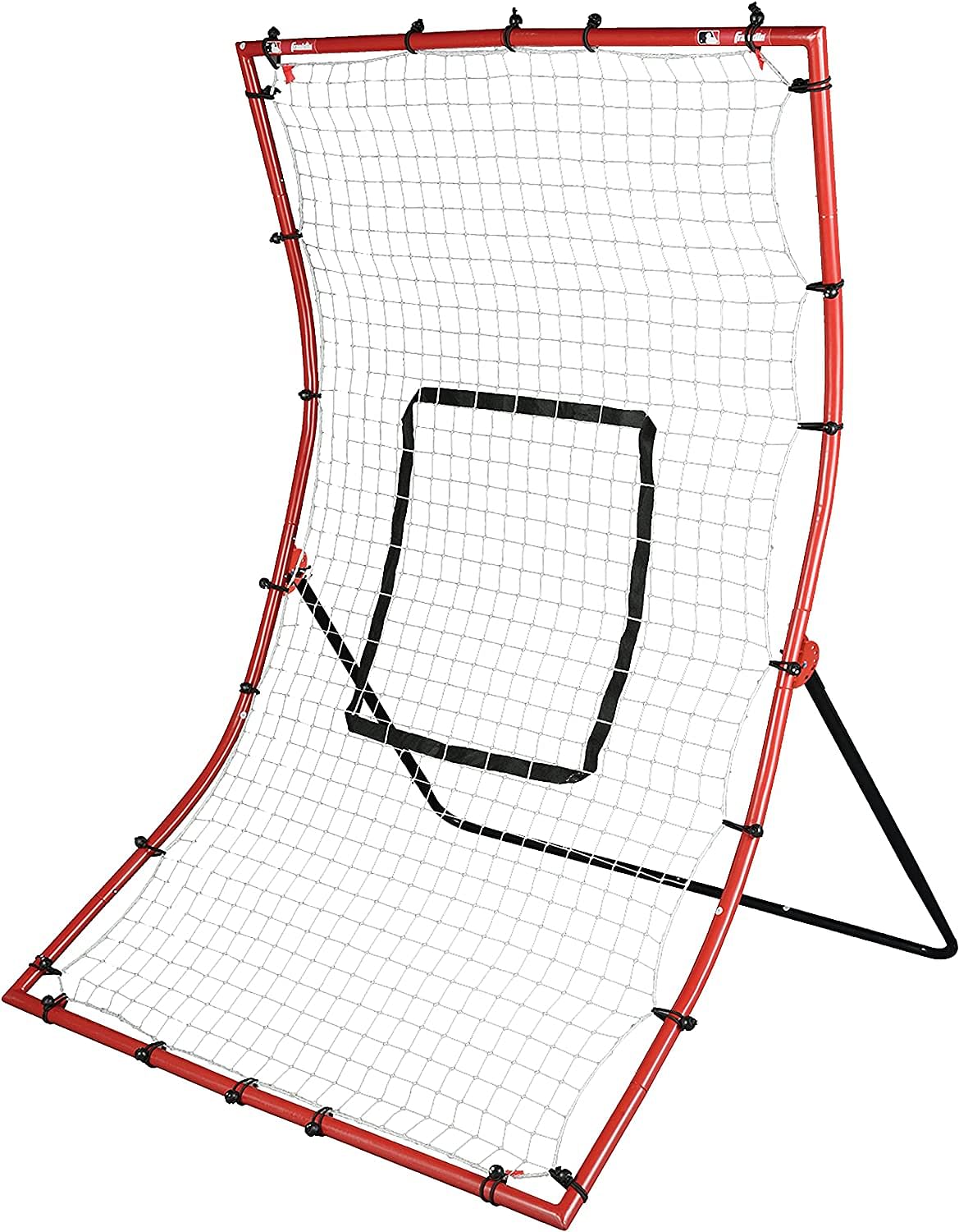 Franklin Sports Baseball Rebounders + Pitchback Nest - Pitch Return Trainer + Rebound Net with Attachable Pitching Target- All Angle Fielding Rebound Net for Grounders + Pop Flies