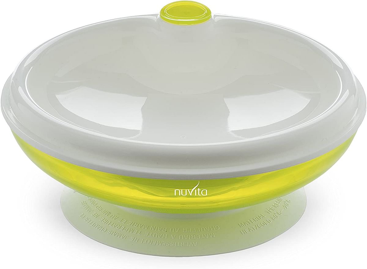 Nuvita Warm Plate With Suction Cup, Green