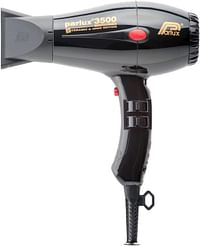 Parlux 3500 Super Compact Ceramic And Ionic Edition Hair Dryer, Black (Parlux3500)