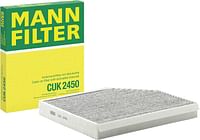 Original MANN-FILTER Interior Filter CUK 2450 – Pollen filter with active charcoal – For passenger cars