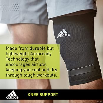 Adidas Unisex Adult Perf Climacool Knee Support Wear /S/black