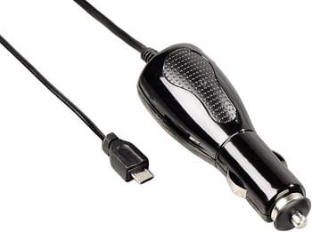 Hama 102078 Micro USB Active Car Charging Cable, Black