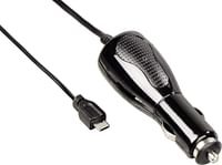 Hama 102078 Micro USB Active Car Charging Cable, Black