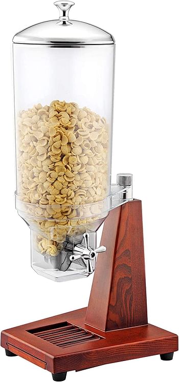 Sunnex 7Ltr Savaii Range Wooden Cereal Dispenser U06-0700, Multi-Colour, 28x26.5x68cm