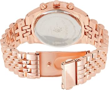 U.S. Polo Assn. Women's USC40060 Analog Display Analog Quartz Tone Watch - Rose Gold