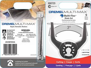 Dremel mm720 Multi-Flex Contour Oscillating Tool Cutting Accessory , Black