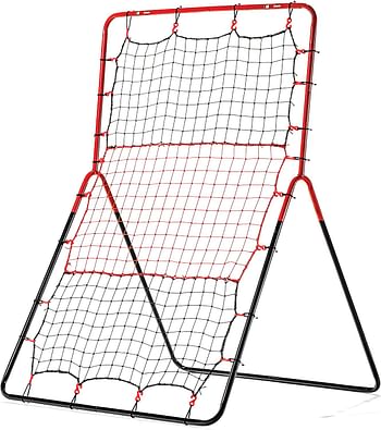 Franklin Sports Baseball Rebounder Net - 3-Way Baseball + Softball Pitchback Net + Fielding Trainer - Bounce Back Net for Fielding + Throwing Practice