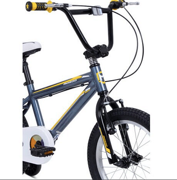 ITG Mogoo دراجة أطفال ماتريكس من خليط معدني - 20 بوصة رمادي