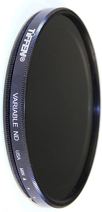 Tiffen 77VND 77mm Variable Neutral Density Filter for Camera Lenses, Black