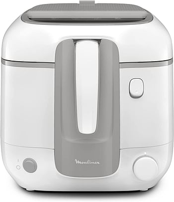 MOULINEX Super Uno Access 2.2 Litre Deep Fryer 1800 Watts Plastic AM310028 One Size - White Grey