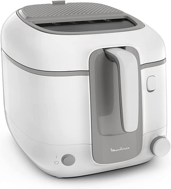 MOULINEX Super Uno Access 2.2 Litre Deep Fryer 1800 Watts Plastic AM310028 One Size - White Grey