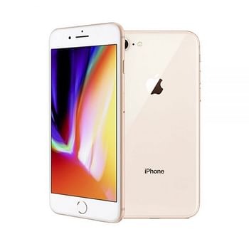 Apple iphone 8 With FaceTime - 64 GB, 4G LTE, Gold