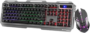 Zebronics Zeb-Transformer Gaming Keyboard and Mouse Combo USB Braided Cable