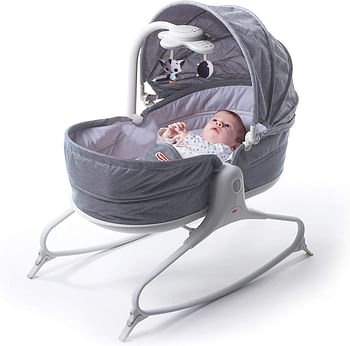 Tiny Love 3 In 1 Portable Baby Rocker Napper Crib Cradle With Canopy Baby Sleeping Sleeper Baby Bed |Baby Boy | Baby Girl