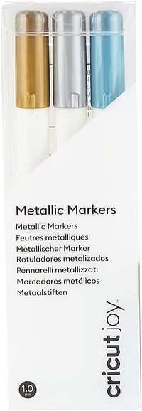 Cricut Joy Medium Point Markers Pack of 3 Gold|Silver|Blue