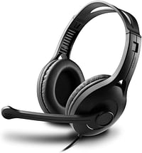 Edifier Gaming/Work Usb Computer Headset With Noise Cancelling Mic Black Usb K800 Bk, Medium