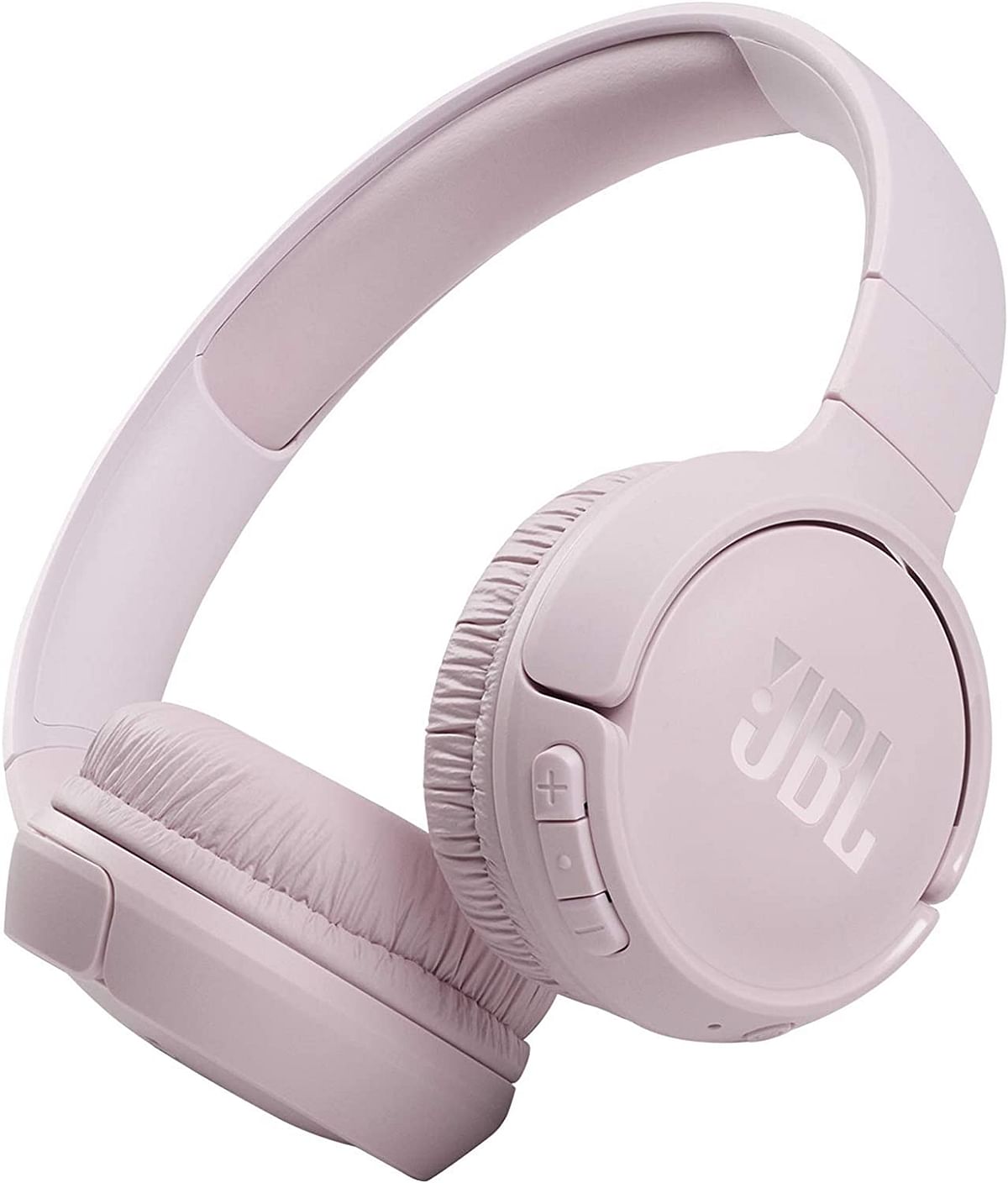 JBL Tune 510BT Wireless On Ear Headphones Pure Bass Sound 40H Battery Speed Charge Fast USB Type-C Multi-Point Connection Foldable Design Voice Assistant - Pink JBLT510BTROSEU