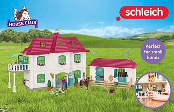Schleich 42551 Horse Club Lakeside Country House and Stable Playset