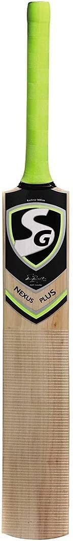 Sg Nexus Plus Kashmir Willow Cricket Bat ( Size: Size 5,Leather Ball )