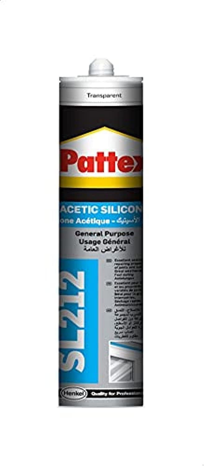 Pattex SL212 Transparent Silicone, 280 ml